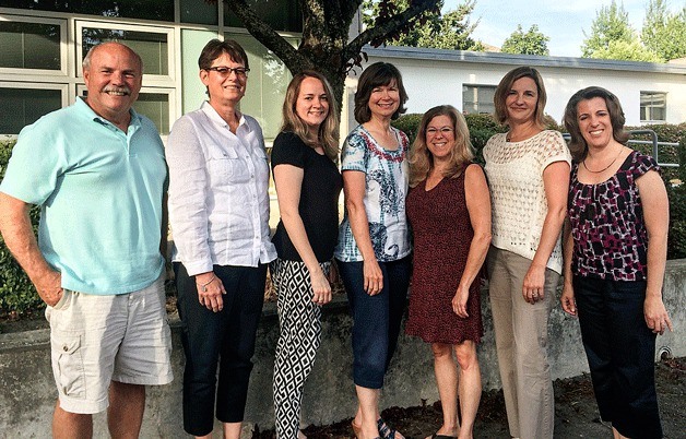 The North Kitsap Schools Foundation board: From left