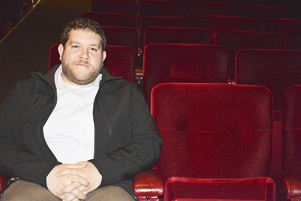 The Dragonfly Cinema’s new owner Nick Taylor. “I’ve always wanted to own a theater