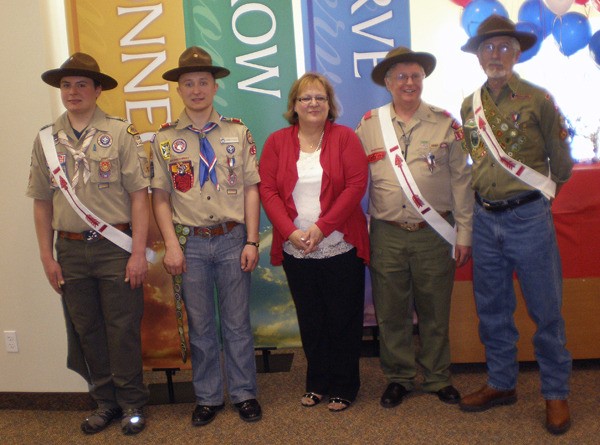 Four Eagle Scouts