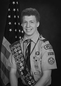 Michael Newman became an Eagle Scout in December.
