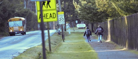 A city project will add a path for bicyclists and walkers