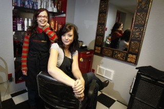 Main Street Hair Station stylists Lori Ann Lupo