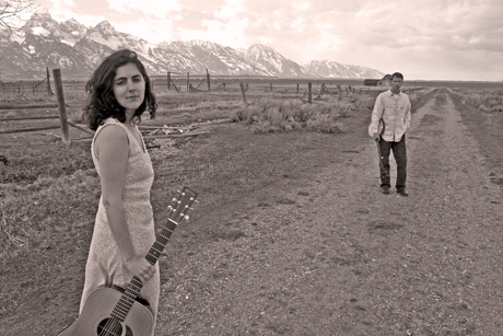 Mountain-town bluegrass duo Anne and Pete Sibley.