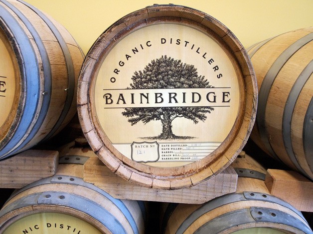 Bainbridge Organic Distillers releases whiskey in limited quantities once aged two years.