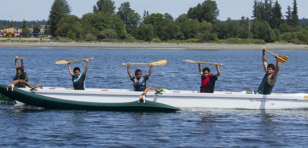 A club for youth who want to learn outrigger techniques meets on Saturdays in Silverdale on Dyes Inlet.