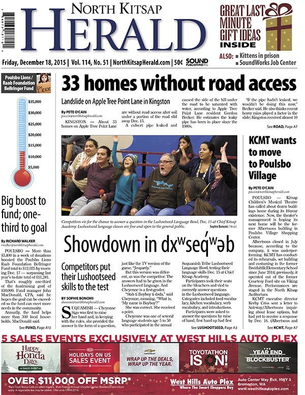 The Dec. 18 North Kitsap Herald: 44 pages in two sections