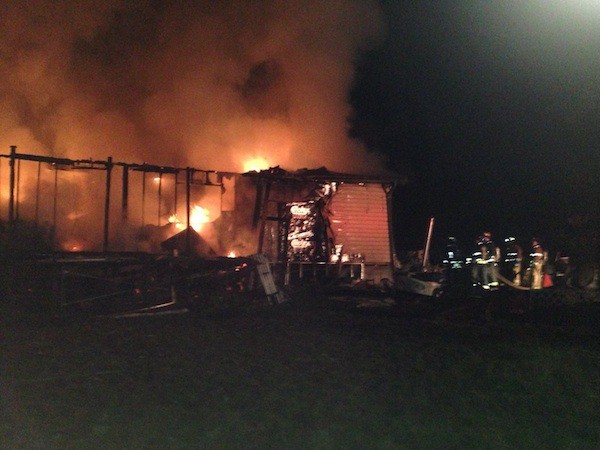 South Kitsap Fire and Rescue crews battle an early morning fire on Sept. 2