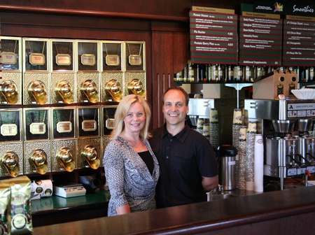 Cynthia Louden and Nick Sinaly bought Silverdale's Austin Chase Coffee in February. The husband and wife team added more pastries