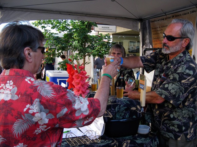 Patrons taste beers at a previous Bremerton Summer BrewFest.
