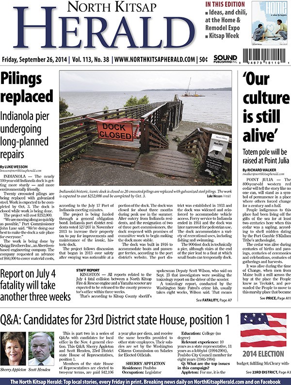 The Sept. 26 North Kitsap Herald: 56 pages in three sections