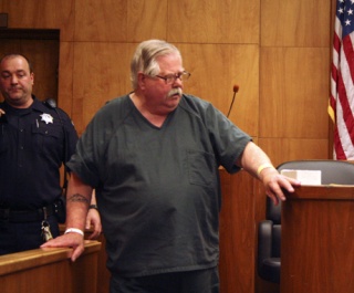 Former Poulsbo Mayor Richard 'Mitch' Mitchusson made an appearance in court on Thursday. He's facing charges of stalking and assault with sexual motivation.