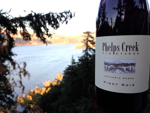 The Phelps Creek Vineyards 2012 Pinot Noir was best of show at the inaugural Columbia Gorge Wine Competition