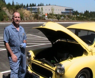 Old School Garage owner Joe Gjerstad can keep your old car running.