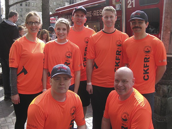 Seven from CK Fire & Rescue completed the stair climb.
