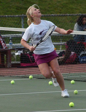 South Kitsap senior Emily Wilkins is the Wolves’ first new No. 1 singles player since Kailyn Skjonsby assumed that role in 2011.