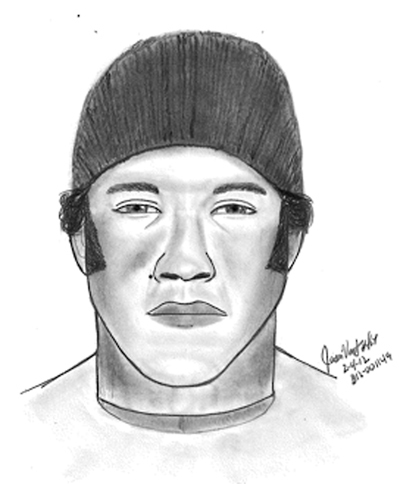 Bremerton Police Department released this sketch Feb. 7 of their suspect in the Feb. 3 Melody Brannon murder.