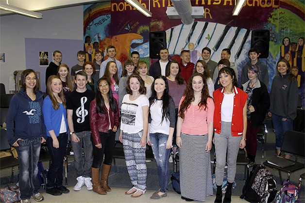 North Kitsap High School sent 32 choir students and two band students to the Washington Music Educators Association state solo and ensemble contest April 24-25.