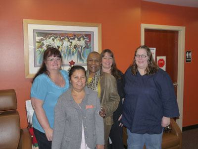 YWCA Adopt-a-Family staff.