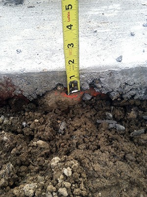 Several questions have been raised about the quality of construction work on Pacific Avenue. Cracked or spalling concrete