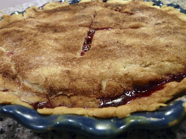 My version of Grandma Jennings' blackberry pie won't win any beauty contests