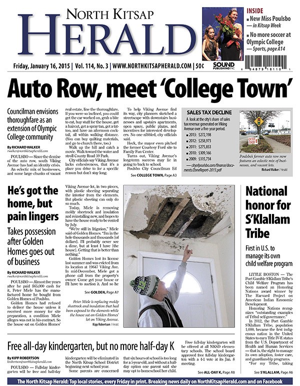 The Jan. 16 North Kitsap Herald: 40 pages in two sections