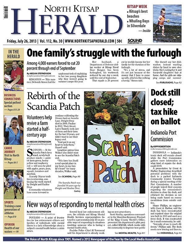 Furloughs, Indianola dock, Scandia Patch's rebirth, mental health