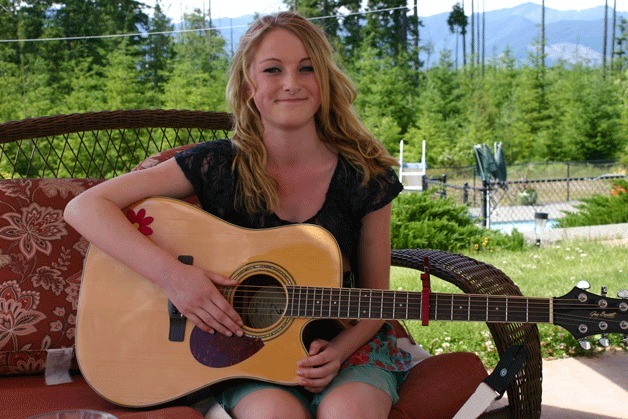 Seabeck teen Afton Prater is working on a music career and hopes to make it big in pop country music.
