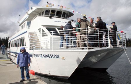 Passenger ferry Spirit of Kingston makes it debut Sunday at the Port of Kingston.