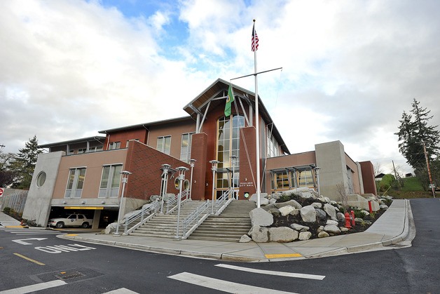The new Poulsbo city hall opened for business Monday.