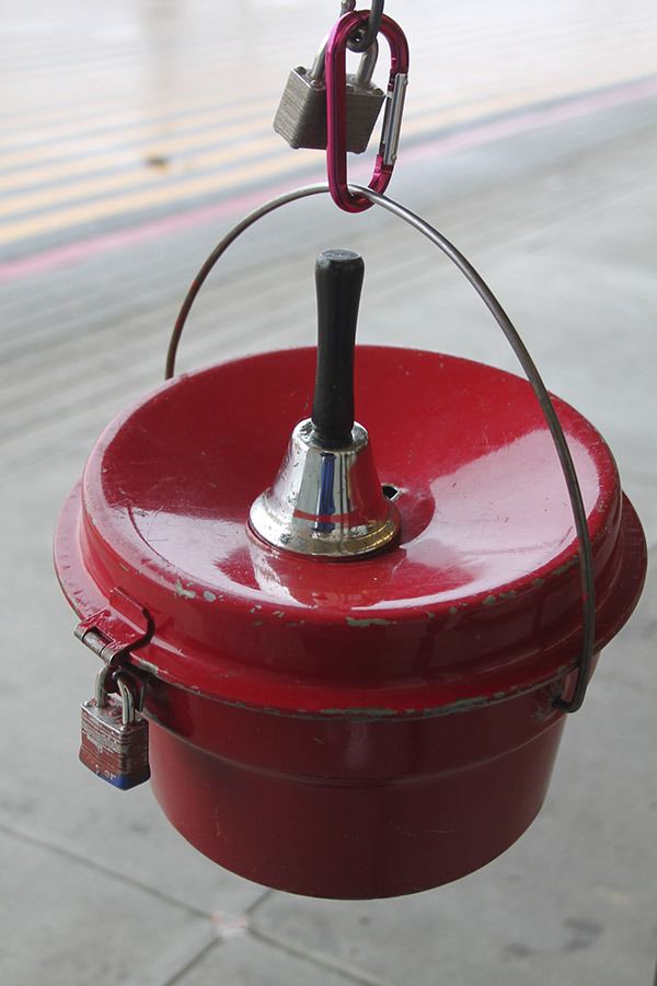 The Salvation Army red kettle and bell are out this holiday season.