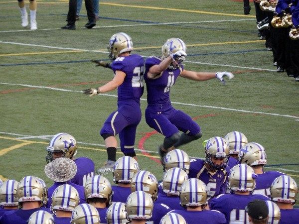 The Vikings carried their pre-game confidence onto the field in a 52-7 defeat of Bainbridge