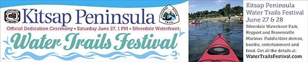 The Kitsap Peninsula Water Trails will be dedicated at 1 p.m. June 27 at the Silverdale Waterfront.