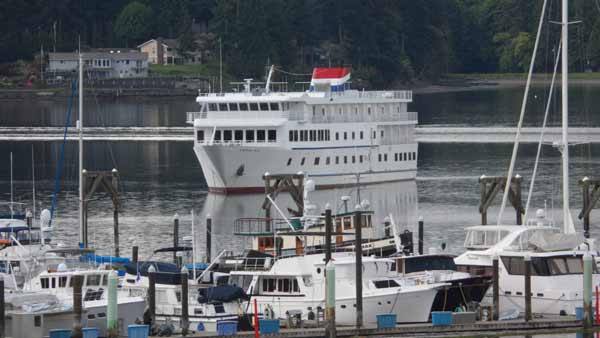 Expect more visits from the American Spirit cruise ship this year. The Poulsbo Port District also hopes to expand use of its floatplane runway.