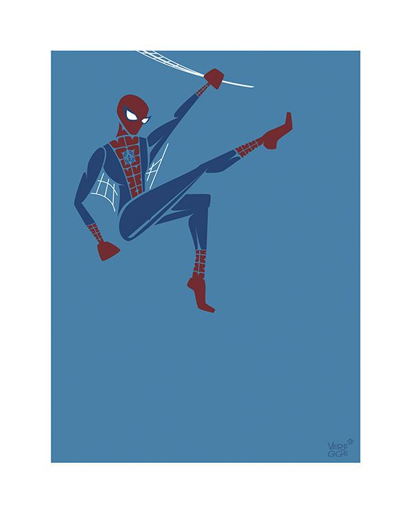 This Spiderman print one of the newest works by Jeffrey Veregge. The limited edition prints will be sold at the Olympic Collectible Expo Oct. 1 at the Silverdale Beach Hotel.