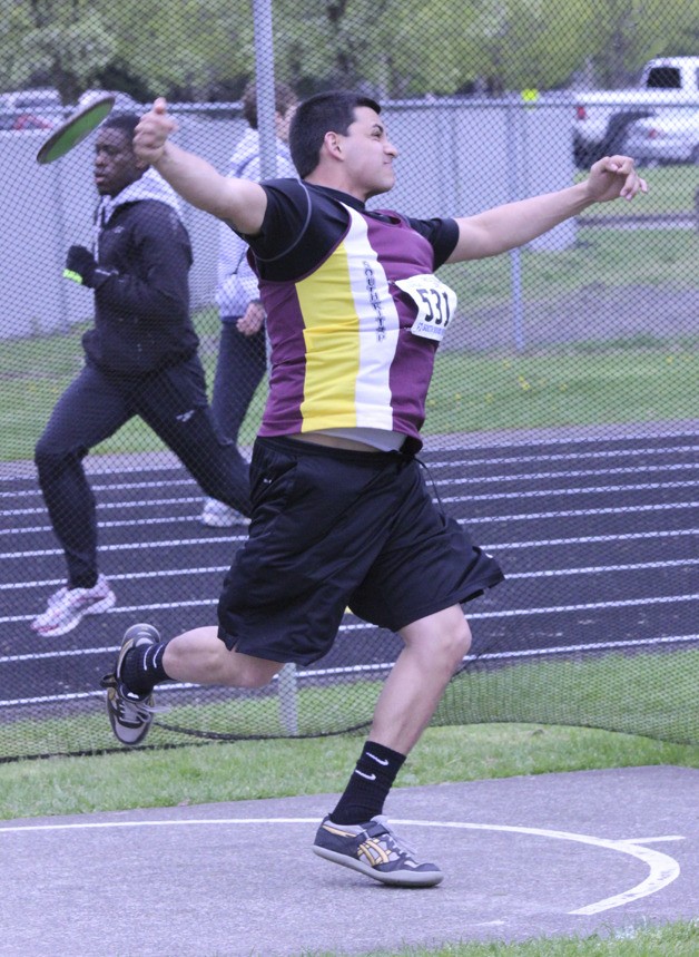 South Kitsap senior Steven Pavlik advanced to Star Track XXX after placing seventh in the discus with a throw of 146 feet at last week's Class 4A West Central District meet. Pavlik qualified for state in that event for a second straight year in that event.