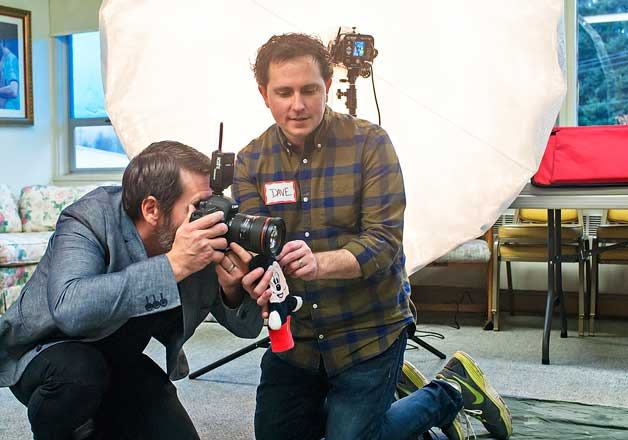 Volunteer portrait photographer Dave Raley