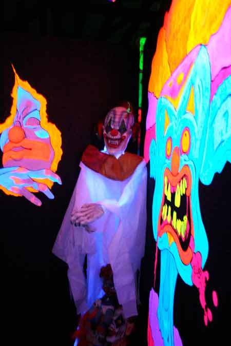 The black light section is back for this year's Kitsap Haunted Fairgrounds. The section is so popular