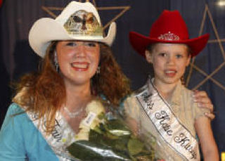 Christina Krawiecki (left) was named this year’s Miss Kitsap Fair & Stampede. She stands with the newly crowned Miss Katie Kitsap
