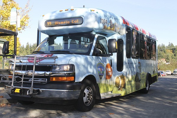 Kitsap Transit’s Poulsbo Route 44 is the most popular of the routes serving the city.