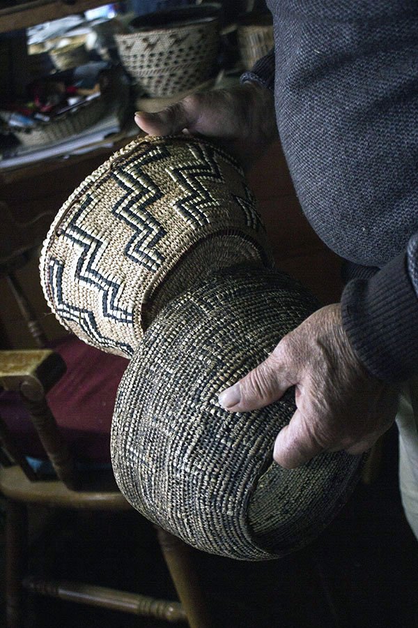 Ed Carriere has spent years mastering the art of replicating baskets