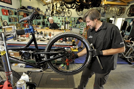 Perpetual Cycles owner Tim Todd loves his work