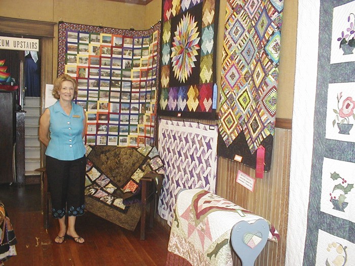 Pam Heinrich is among several local artists whose work is displayed in the “Art of the Quilter” exhibit at the Sidney Art Gallery.