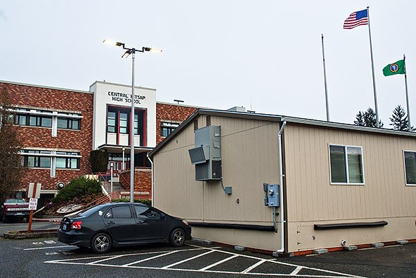One of CKHS's 12 portable classrooms