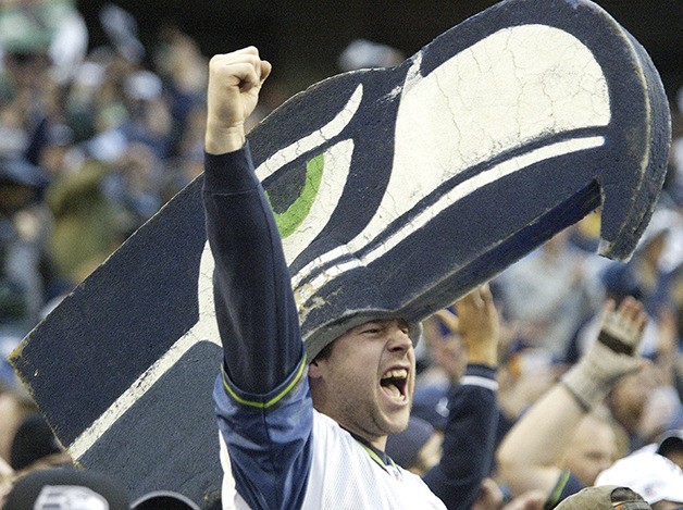 Former Kitsap County resident Matt Frey will return to Seattle from Iowa this weekend to attend the NFC Championship. Frey still owns two season tickets at Century Link Field.