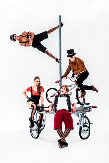 Cirque Mechanic Pedal Punks will perform at 2 p.m. and 7 p.m. Oct. 17 at the Admiral Theatre in Bremerton.