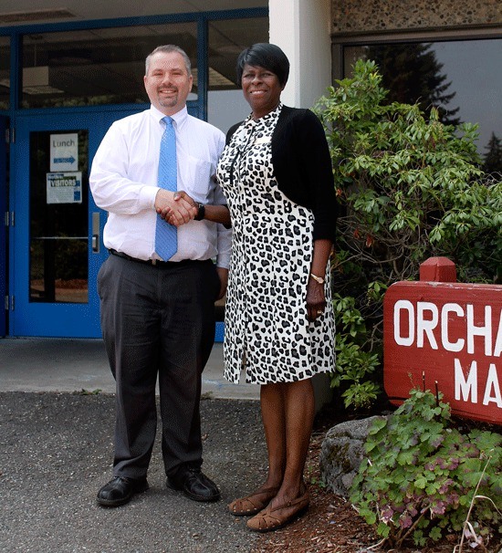 Mark Gudger and Barbara Pixton are the new administrative team at Orchard Heights Elementary School. Pixton