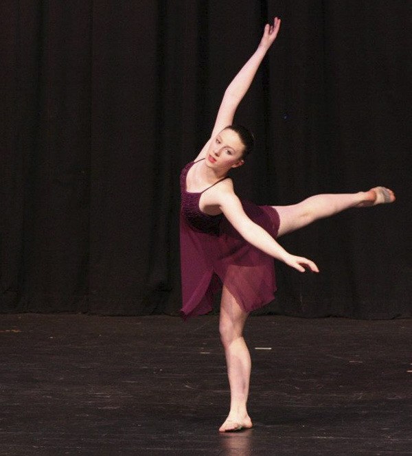 Sasha Mullen of Poulsbo at the Dance for a Chance performance in 2012