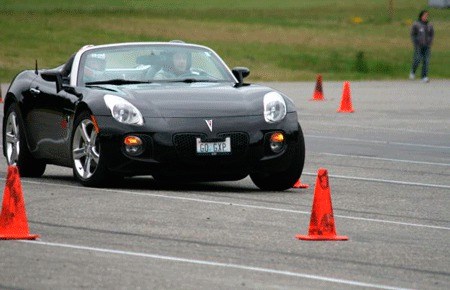 Abut 40 drivers attended a novice driving school for autocross racing Sunday at the Bremerton Motor Sports Park.