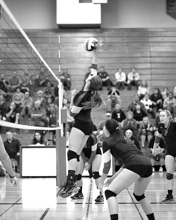 North Kitsap volleyball player