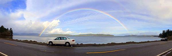 North Kitsap Herald intern Emily Hall snapped this photo of a rainbow near Seabeck